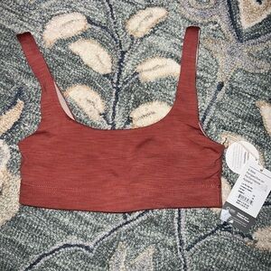 Vuori lux rib daily bra cinnamon Heather xs